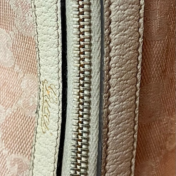 Gucci Pink Canvas Abbey Boston - Picture 13 of 15